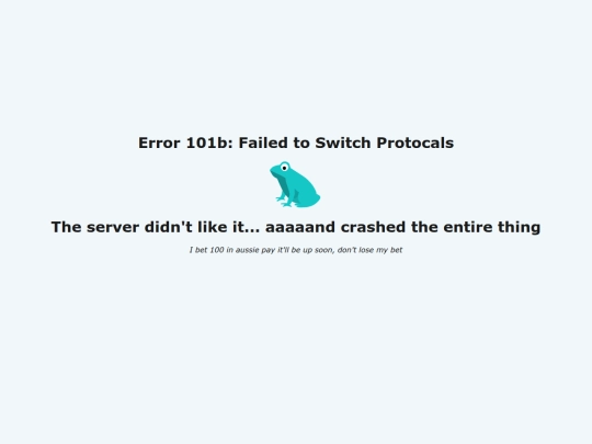 errors/101b screenshot