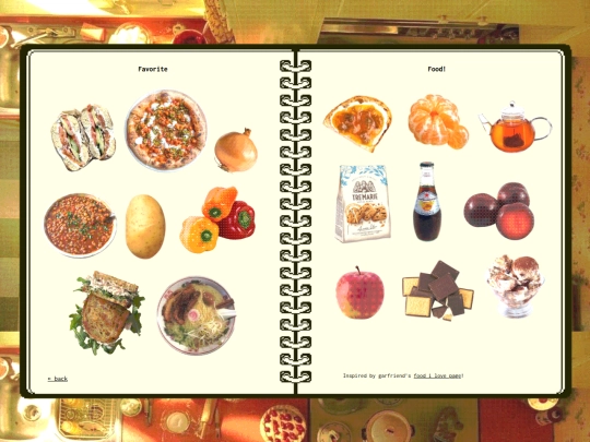 kitchen/faves screenshot