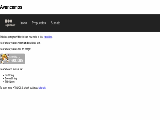 index screenshot