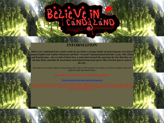 Believeincandyland screenshot