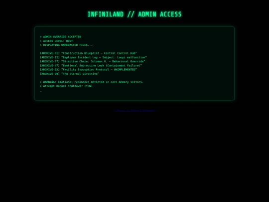 admin screenshot