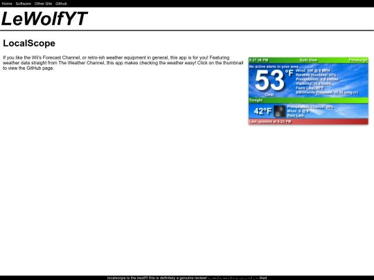 software screenshot