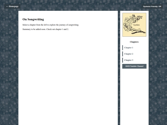 on-songwriting screenshot