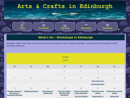 calendararchive screenshot