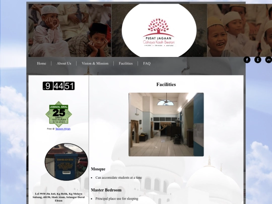 facilities screenshot