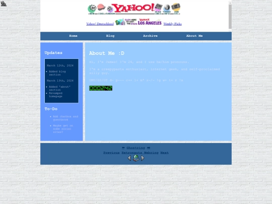 aboutme screenshot