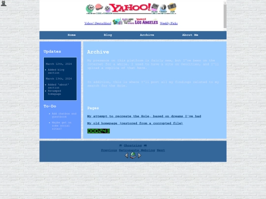 archive screenshot