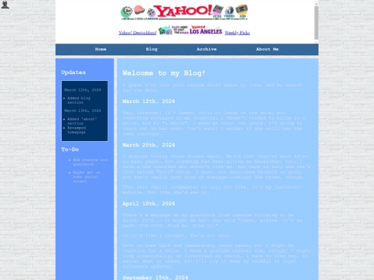 blog screenshot