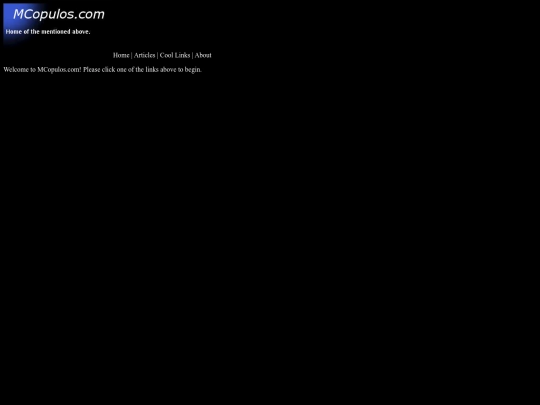 welcome screenshot