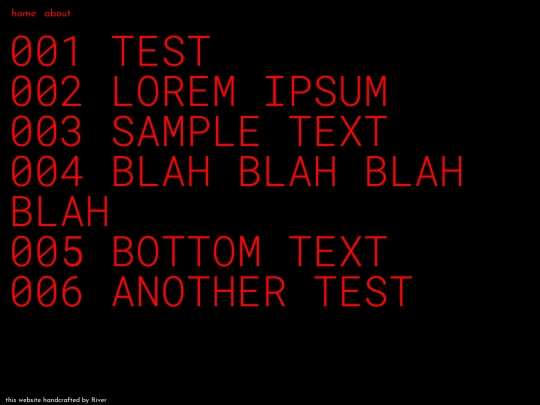 index screenshot