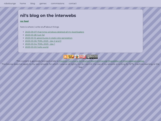blog screenshot