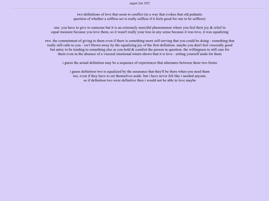 love/definitions screenshot