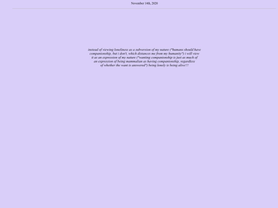love/loneliness screenshot