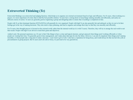 extravertedthinking screenshot