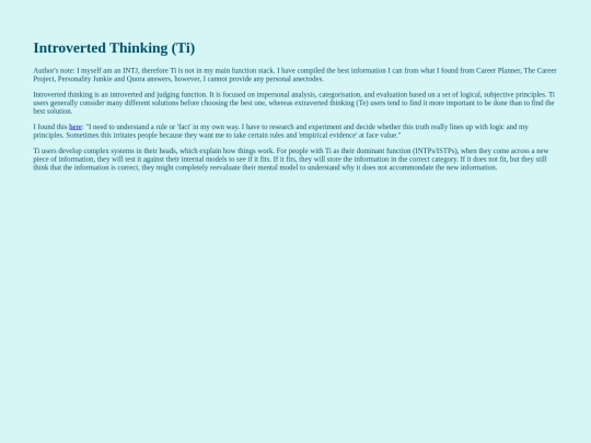 introvertedthinking screenshot