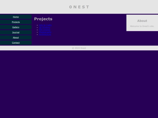projects screenshot