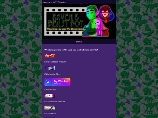 links screenshot