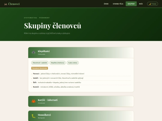 skupiny screenshot