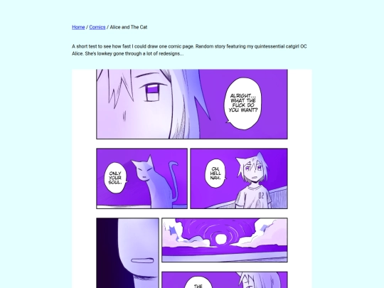 comics/aliceandthecat screenshot