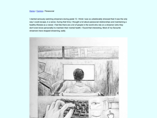 comics/parasocial screenshot
