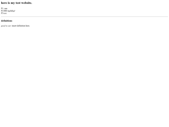 testwebsite screenshot
