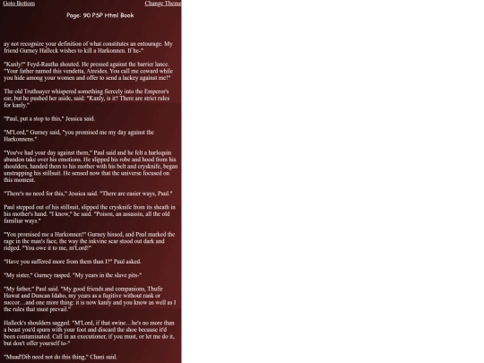 PSP Html Book/Default Theme/PSP Html Book_90 screenshot