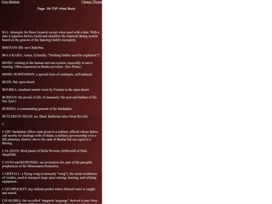 PSP Html Book/Default Theme/PSP Html Book_96 screenshot