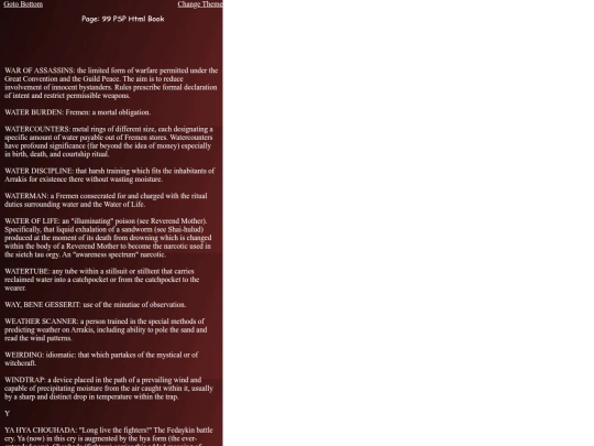 PSP Html Book/Default Theme/PSP Html Book_99 screenshot