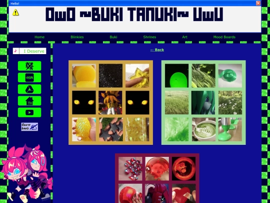 moodboards/teamgodrose screenshot