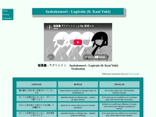 Inabakumori-Lagtrainft.KaaiYuki screenshot