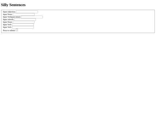 Silly_Sentences screenshot