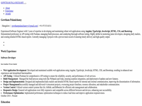 index screenshot
