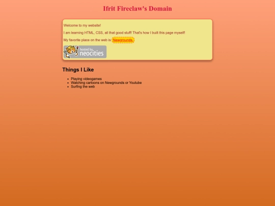 index screenshot