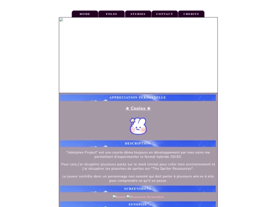 folio/perso/adelphes screenshot