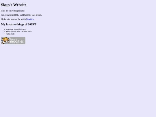 index screenshot