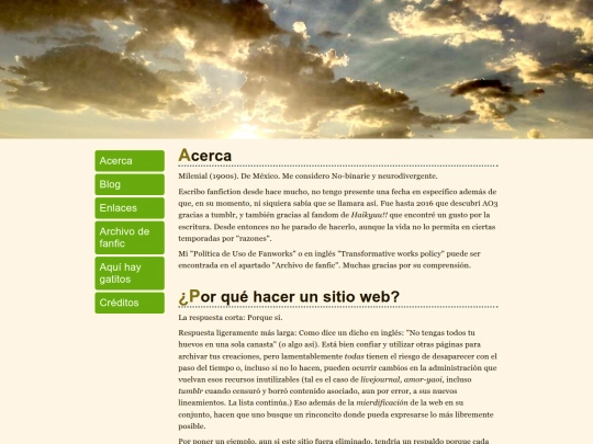 acerca screenshot