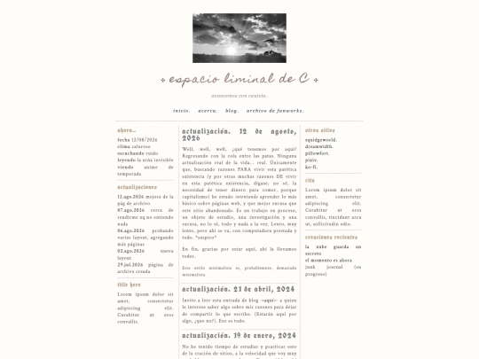 blog screenshot