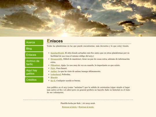 links screenshot