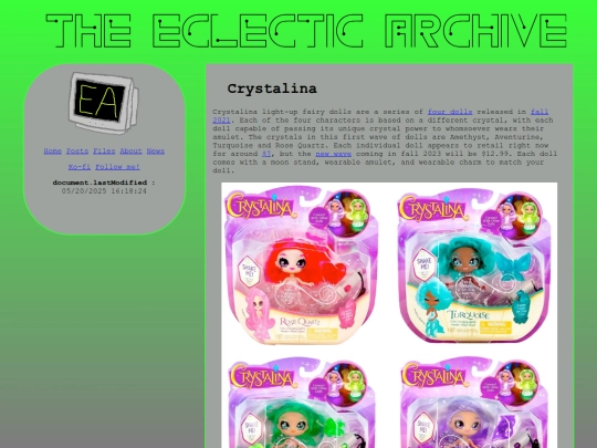 crystalina screenshot