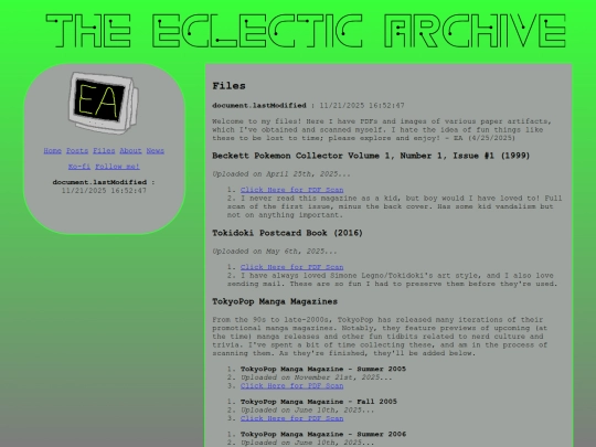 files screenshot