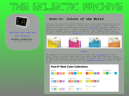 post-its screenshot