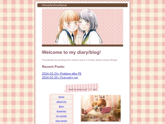 blog screenshot