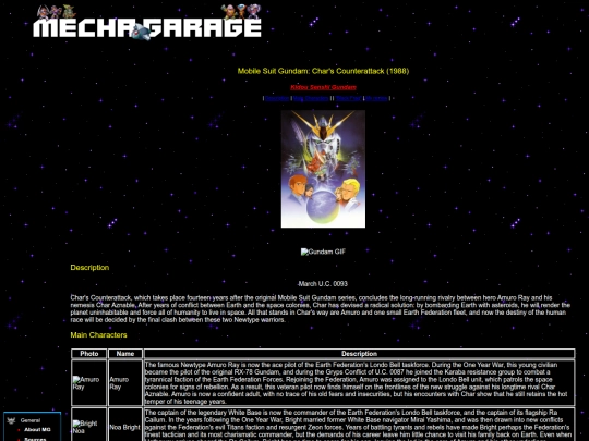 neocities-mechagarage/gcca screenshot