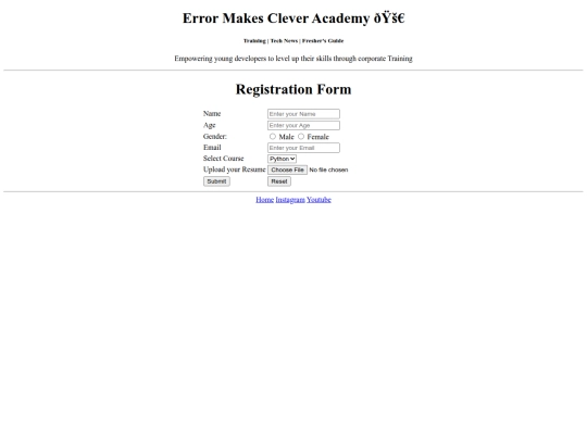 Second project/EMC/register screenshot