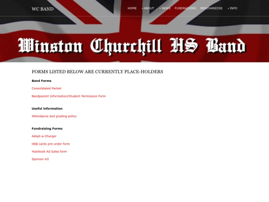 WCBand/forms screenshot