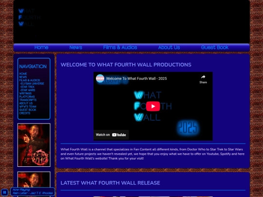 Homepage screenshot