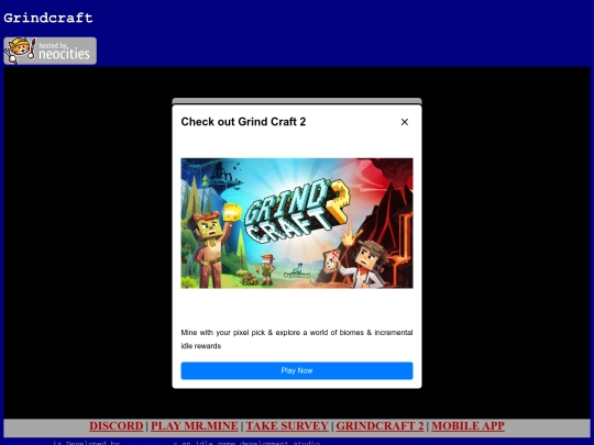 Grindcraft screenshot
