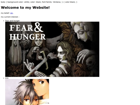 web screenshot