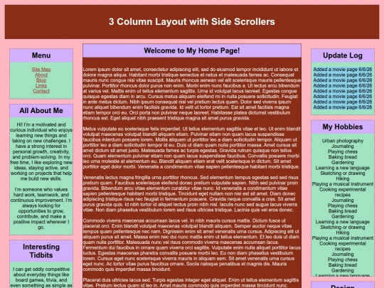 3columnlayout screenshot