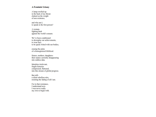 afeministlitany screenshot